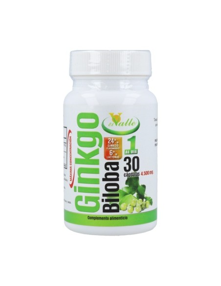 Ginkgo Biloba 30 cápsulas El Valle