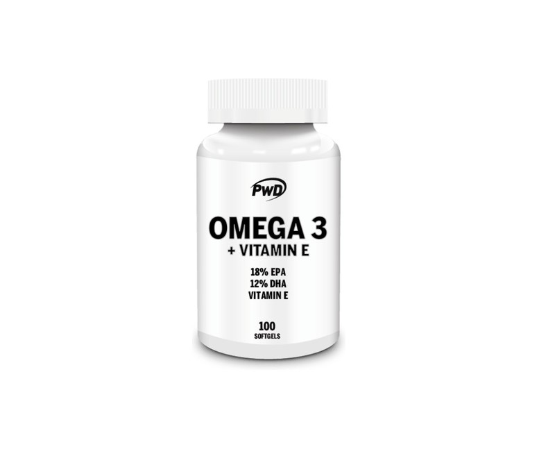 Omega 3 + Vitamin E 100 perlas Pwd