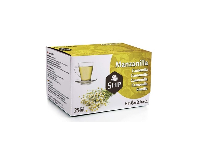 Infusión de manzanilla 25 bolsitas infusoras ship