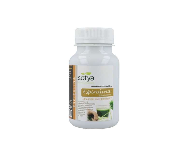 Espirulina 312mg 200 comprimidos Sotya