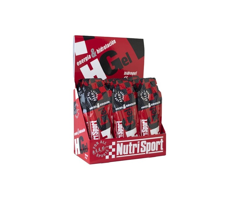 Hgel cola con cafeína caja 18 unidades de 65g (Cola) Nutrisport