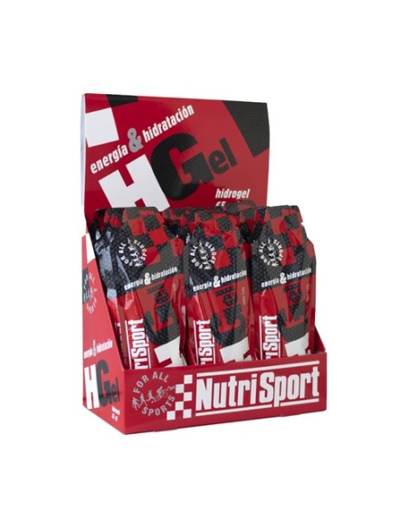 Hgel cola con cafeína caja 18 unidades de 65g (Cola) Nutrisport