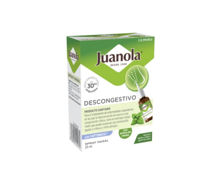 Spray Nasal Descongestivo 20 ml Juanola
