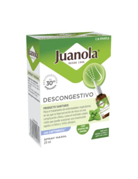 Spray Nasal Descongestivo 20 ml Juanola