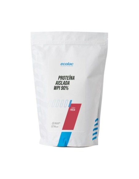 Proteína aislada WPI90 90% fresa 700 g de polvo (Fresa) Ecolac