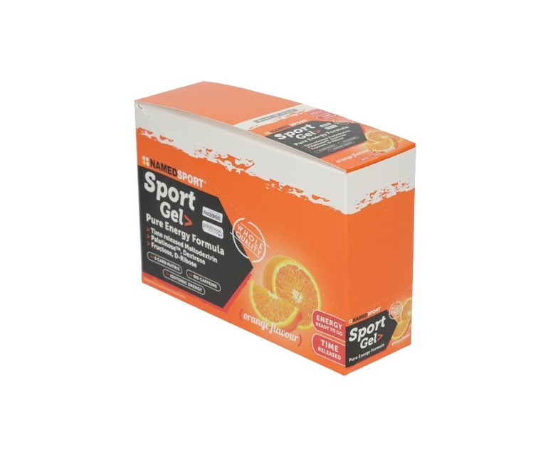 Sport gel naranja 32 unidades de 25ml (Naranja) Named Sport
