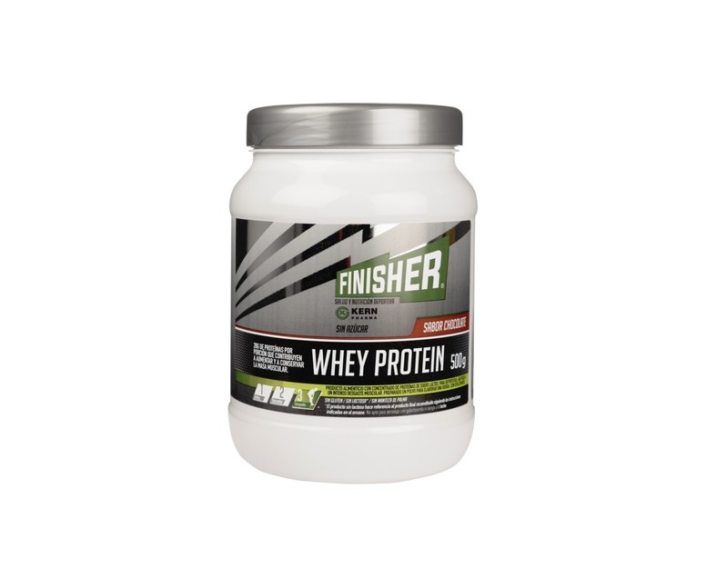 Whey Protein Sabor Chocolate 500 g de polvo (Chocolate) Finisher