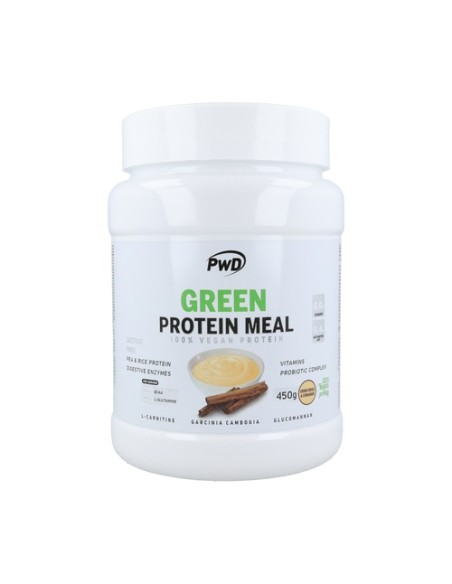 Green protein meal creme brule-cinnamon 450 g de polvo Pwd