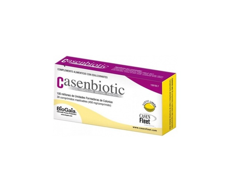 Casenbiotic Sabor Limón 30 comprimidos (Limón) Casen Recordati