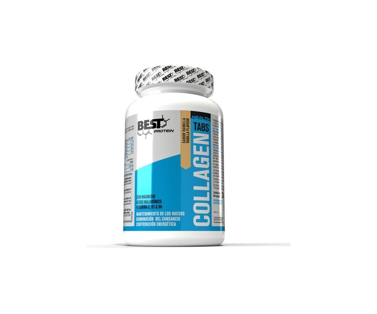 Colágeno collagen tabs vainilla 180 comprimidos de 1100 mg Best Protein