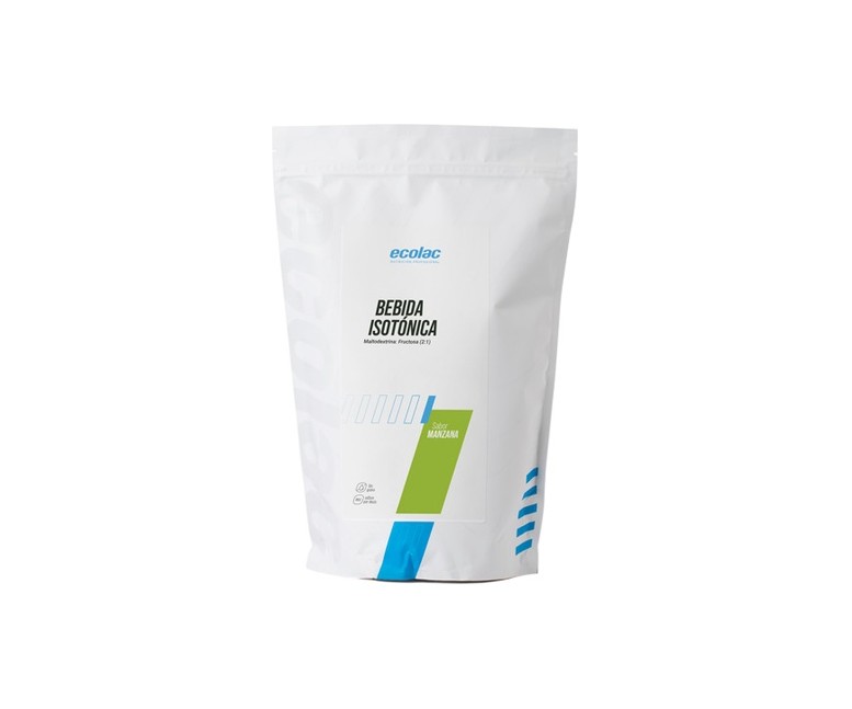 Bebida isotónica manzana 1400 g de polvo (Manzana) Ecolac