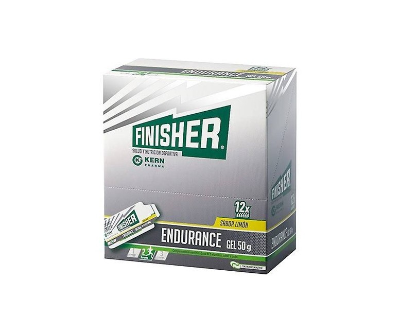 Endurance Gel Sabor Limón 12 unidades de 50g (Limón) Finisher