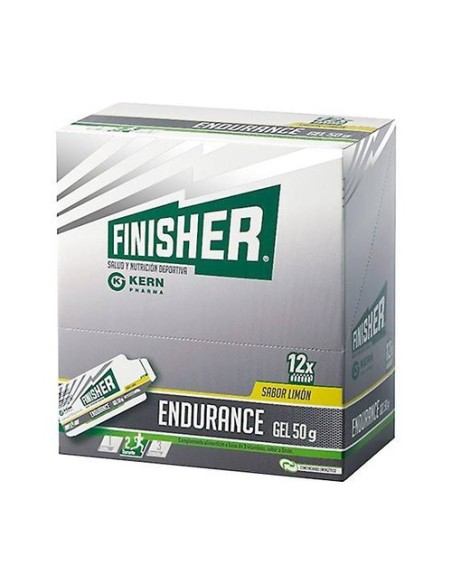 Endurance Gel Sabor Limón 12 unidades de 50g (Limón) Finisher