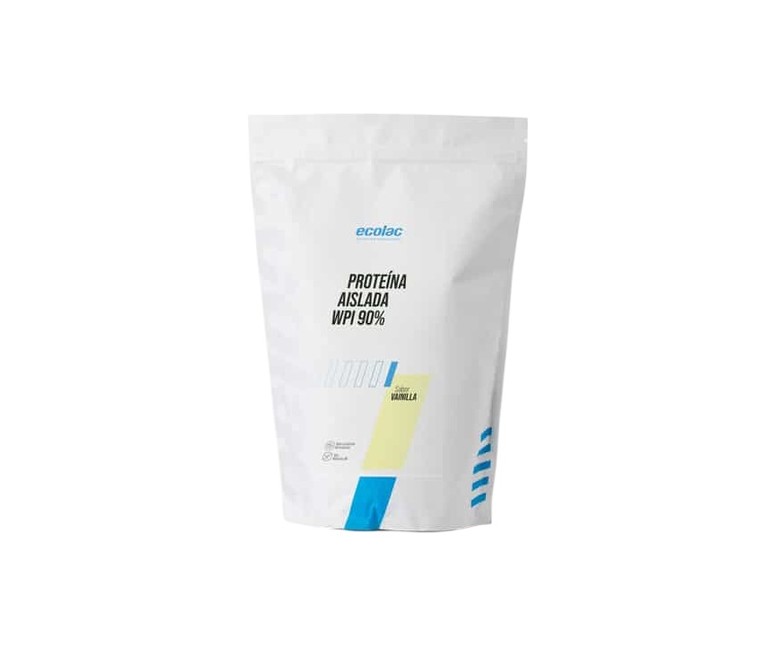 Proteína aislada WPI90 90% vainilla 700 g de polvo (Vainilla) Ecolac