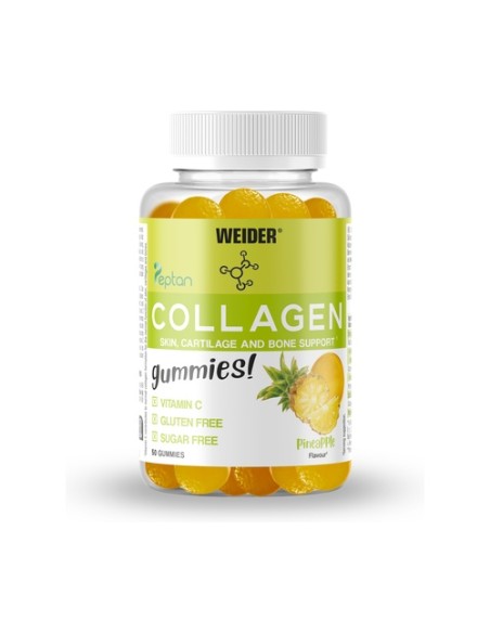 Gummies collagen colágeno 50 gominolas (Piña) Weider