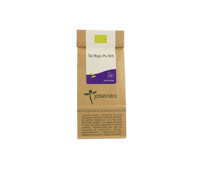 Té Rojo Kraft 10 bolsitas infusoras Josenea