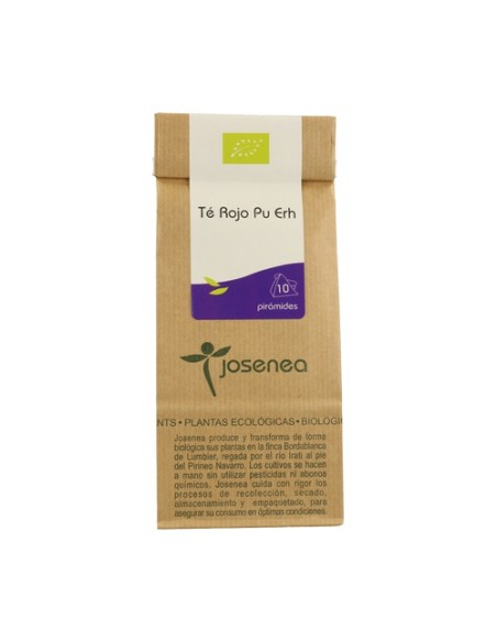 Té Rojo Kraft 10 bolsitas infusoras Josenea