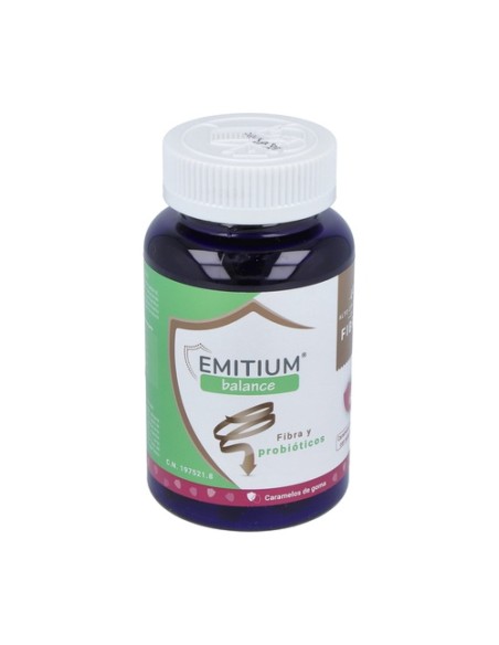 Emitium balance fibra y probióticos 60 gominolas (Fresa) Laboratorios Niam