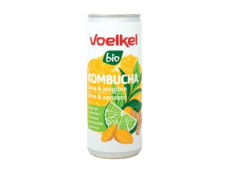 Kombucha lima y jengibre bio (lata)