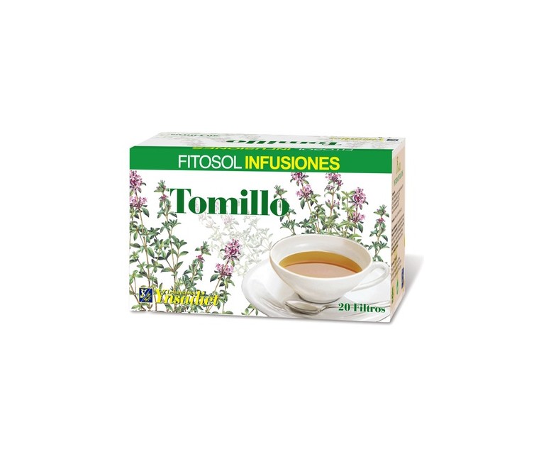 Infusiones Tomillo 20 bolsitas infusoras Fitosol