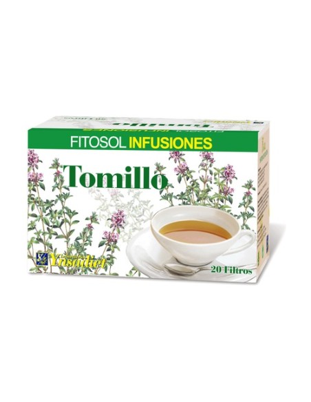 Infusiones Tomillo 20 bolsitas infusoras Fitosol