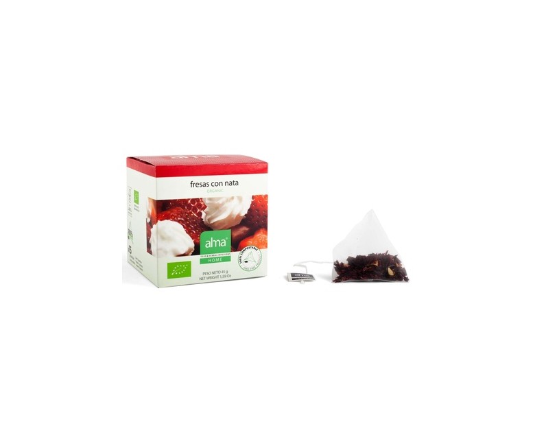 Infusión fresas con nata 15 unidades de 3 g Alma Home
