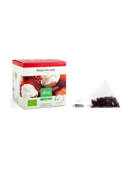 Infusión fresas con nata 15 unidades de 3 g Alma Home