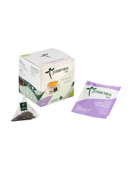 Té verde jazmín Bio 10 bolsitas infusoras Josenea