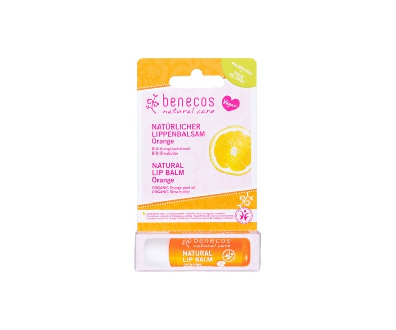 Bálsamo labial vegano grosella 48 g (Naranja) Benecos