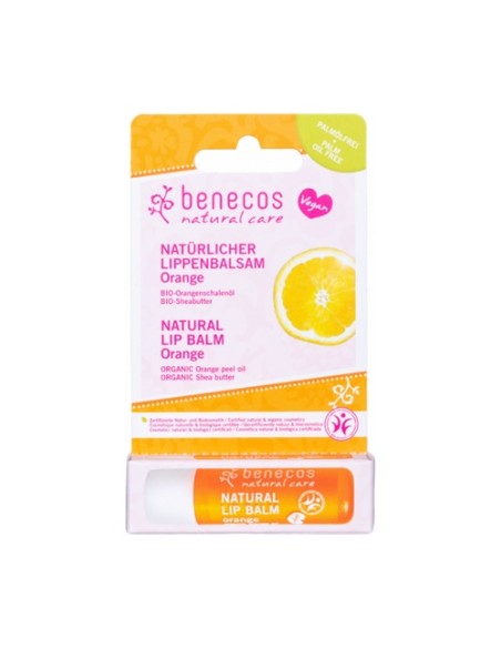 Bálsamo labial vegano grosella 48 g (Naranja) Benecos