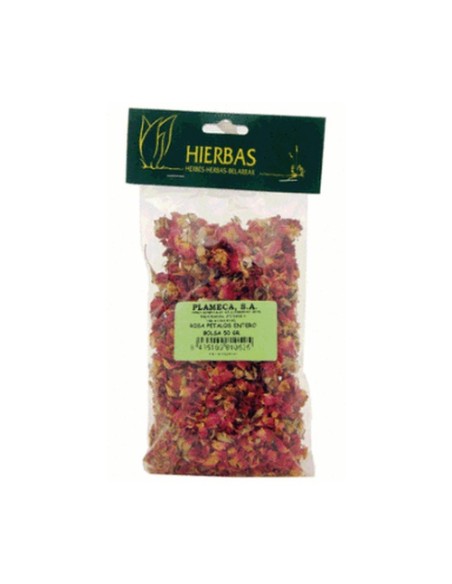 Hierba Rosa Pétalos Entera 50 g Plameca