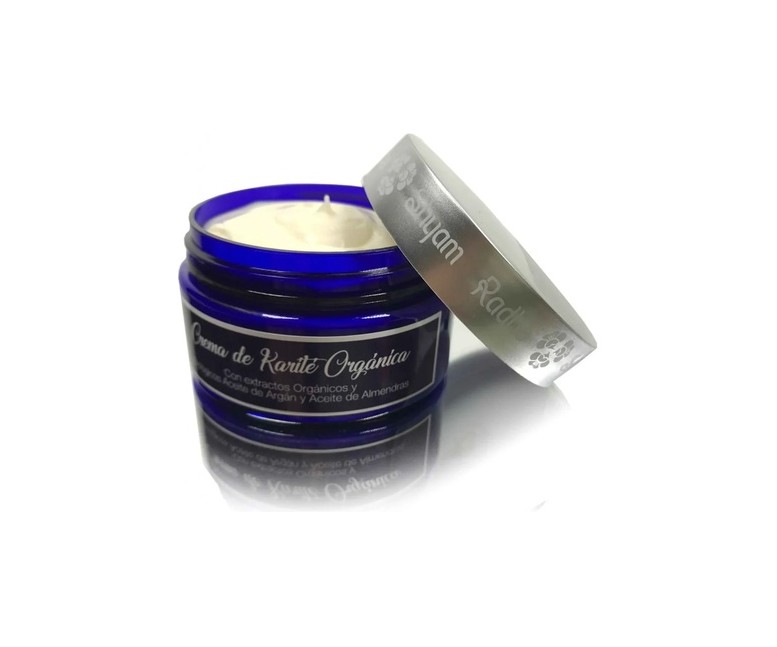 Crema de manteca de karité orgánica 100 g de crema Radhe Shyam