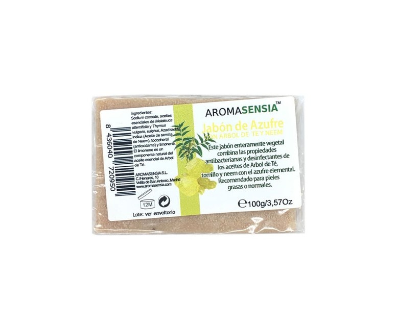 Jabón de azufre 100 g Aromasensia