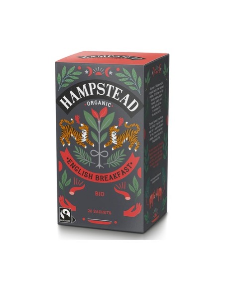 Té desayuno inglés 20 bolsitas infusoras HAMPSTEAD