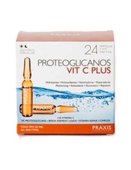 Proteoglicanos vitamina C plus 24 ampollas de 2ml Praxis