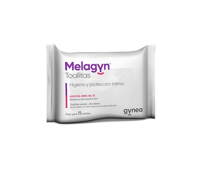 Melagyn toallitas flow pack 15 unidades Gynea