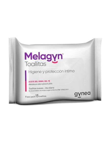 Melagyn toallitas flow pack 15 unidades Gynea