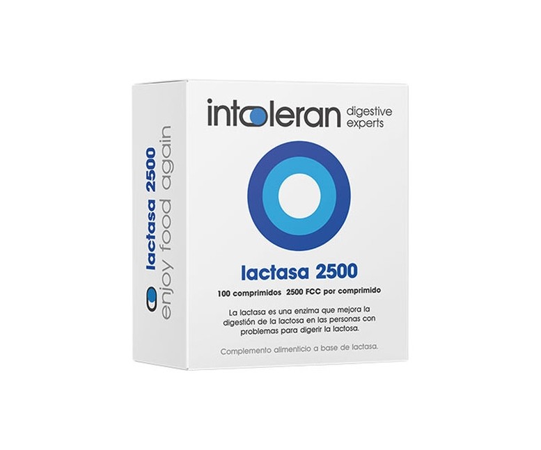 Lactasa 2500 100 comprimidos Intoleran