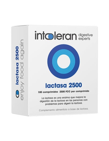 Lactasa 2500 100 comprimidos Intoleran
