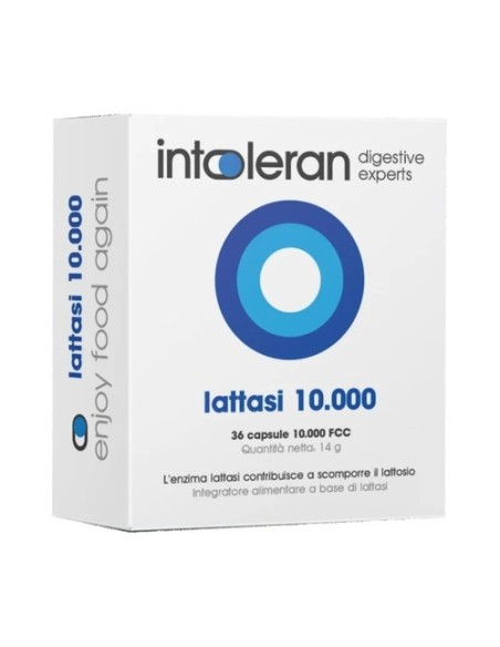 Lactasa 10.000 36 cápsulas Intoleran