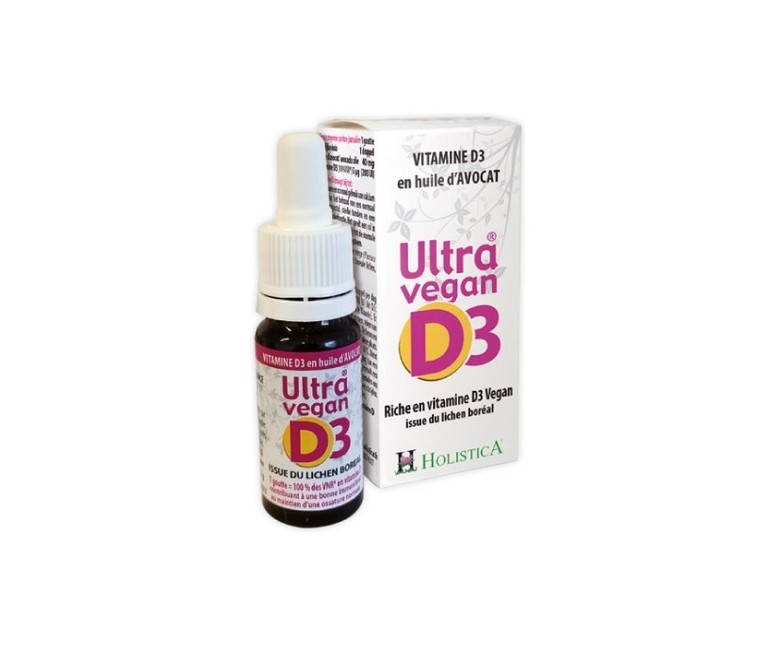 Vitamina D3 ultra vegan en gotas 8 ml Holistica