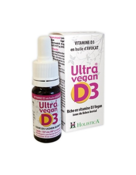 Vitamina D3 ultra vegan en gotas 8 ml Holistica