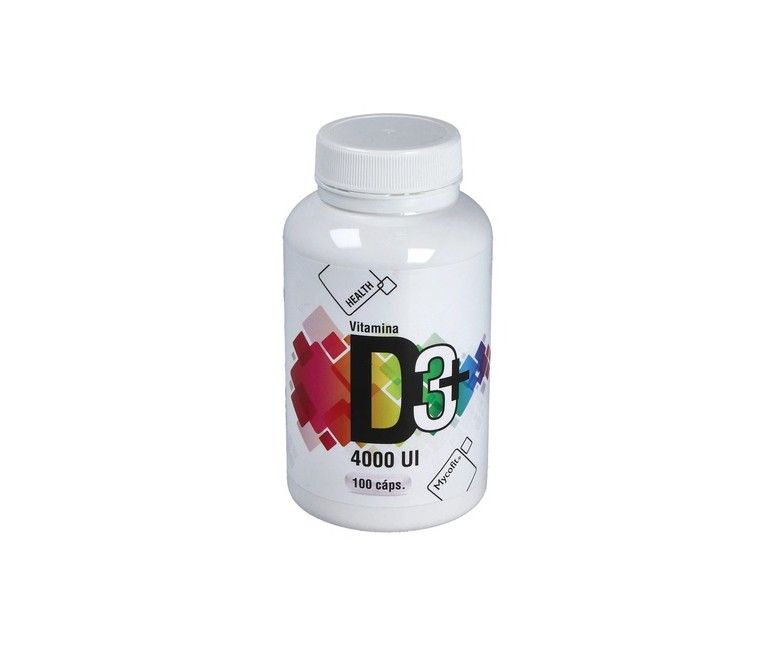 Vitamina D3+ 4000ui 100 cápsulas de 490mg Mycofit