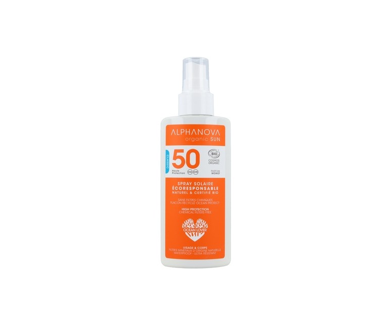 Protección Solar Corporal SPF50 spray Bio 125 g Alphanova