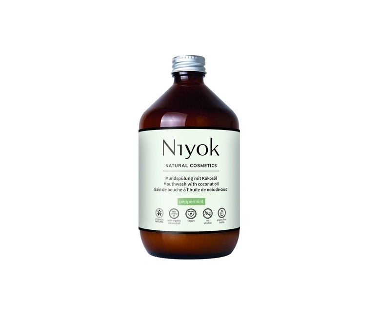 Enjuague bucal con aceite de coco 50 ml (Menta) Niyok