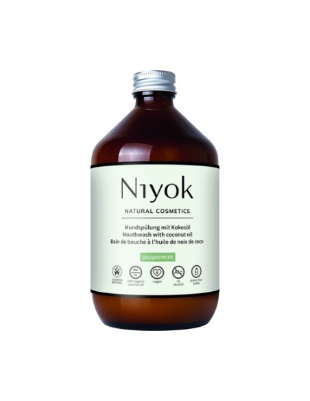 Enjuague bucal con aceite de coco 50 ml (Menta) Niyok