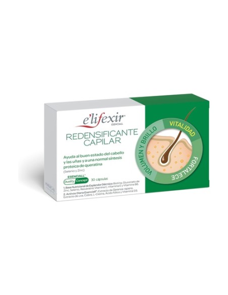 E'lifexir® Esenciall redensificante capilar 30 cápsulas Elifexir