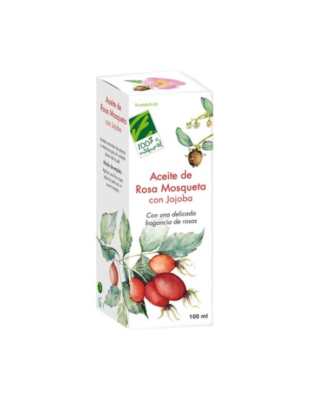 Aceite de Jojobá con Rosa Mosqueta 100 ml 100% Natural