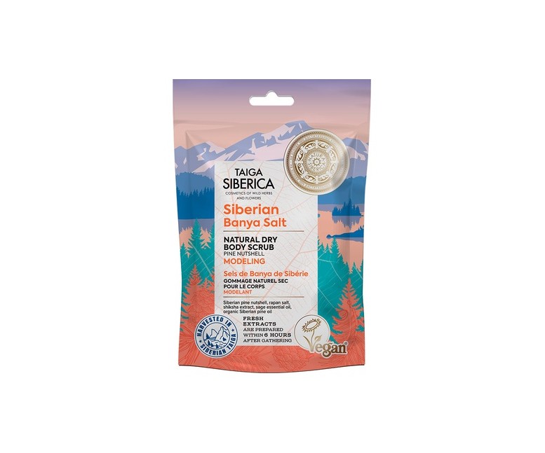 Exfoliante corporal seco natural Remodelador 250 ml Natura Siberica