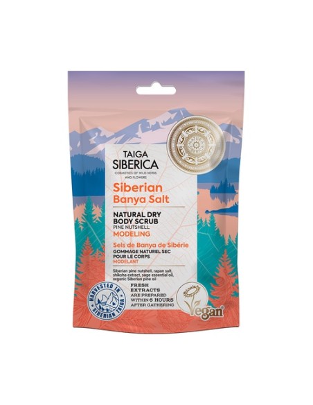 Exfoliante corporal seco natural Remodelador 250 ml Natura Siberica